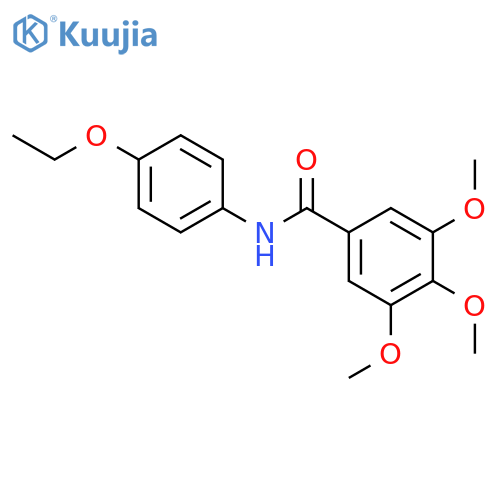 Benzamide,N-(4-ethoxyphenyl)-3,4,5-trimethoxy- structure