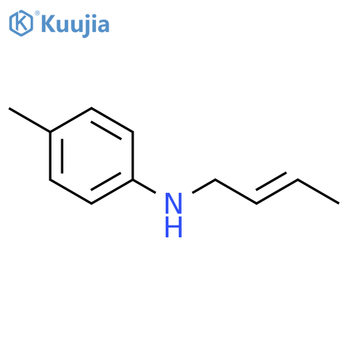 Benzenamine,N-2-buten-1-yl-4-methyl- structure