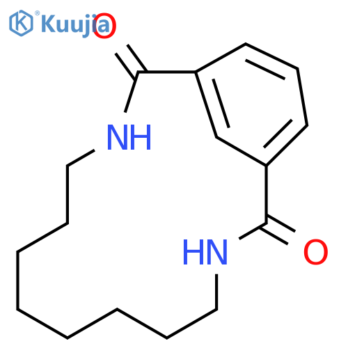 3,12-diazabicyclo[12.3.1]octadeca-1(18),14,16-triene-2,13-dione structure