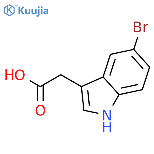 5-Bromoindole-3-acetic Acid structure