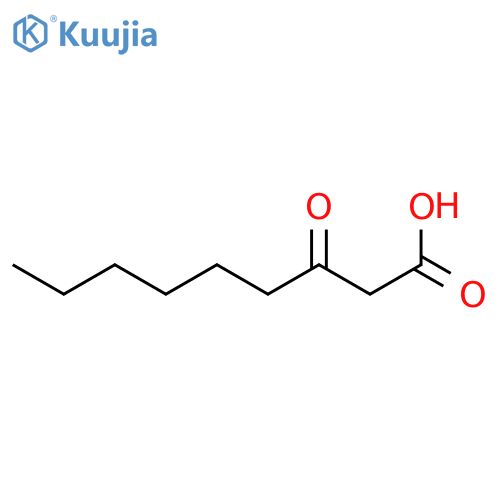 3-Oxo-nonanoic acid structure