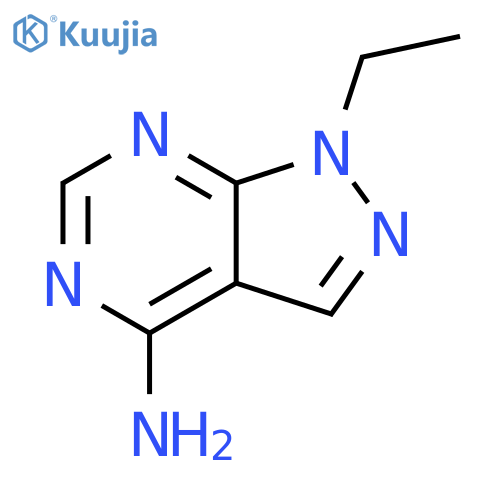 1-ethyl-1H-pyrazolo3,4-dpyrimidin-4-amine structure