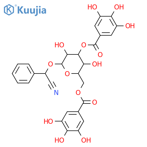 Prunasin 3',6'-di-O-gallate structure