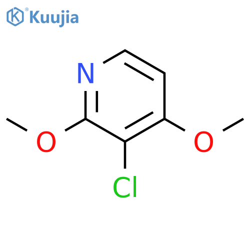 3-chloro-2,4-dimethoxypyridine structure