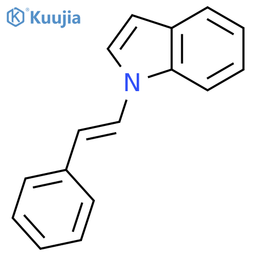 1H-Indole, 1-[(1E)-2-phenylethenyl]- structure