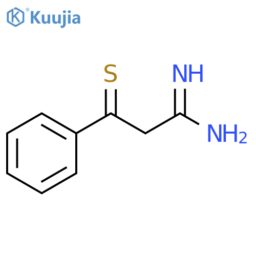 3-phenyl-3-sulfanylidenepropanimidamide structure