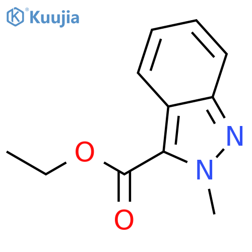 Ethyl 2-methyl-2H-indazole-3-carboxylate structure