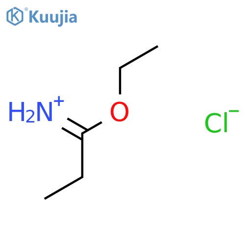 ethyl propanecarboximidate hydrochloride structure