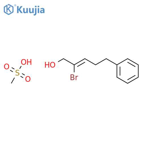 2-Penten-1-ol, 2-bromo-5-phenyl-, methanesulfonate, (2Z)- structure