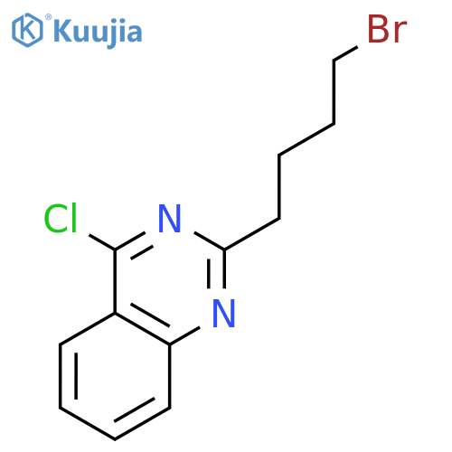 Quinazoline, 2-(4-bromobutyl)-4-chloro- structure