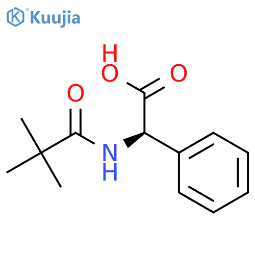 (R)-2-Phenyl-2-pivalamidoacetic Acid structure