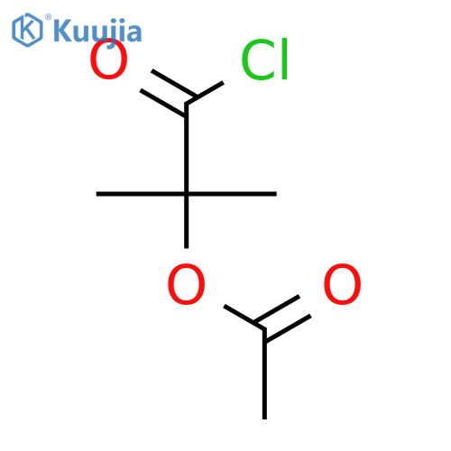 2-Acetoxyisobutyryl chloride structure