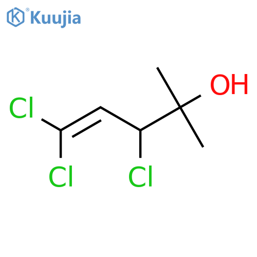 4-Penten-2-ol, 3,5,5-trichloro-2-methyl- structure