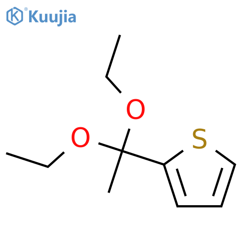Thiophene, 2-(1,1-diethoxyethyl)- structure
