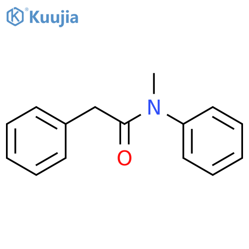 BENZENEACETAMIDE, N-METHYL-N-PHENYL- structure