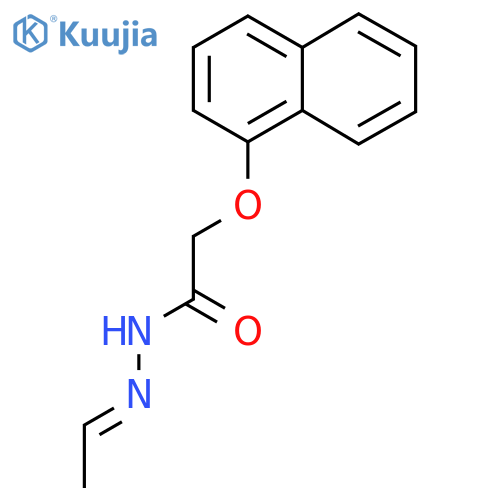N'-(1E)-ethylidene-2-(naphthalen-1-yloxy)acetohydrazide structure
