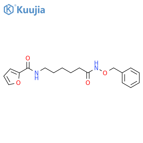 2-Furancarboxamide, N-[6-oxo-6-[(phenylmethoxy)amino]hexyl]- structure