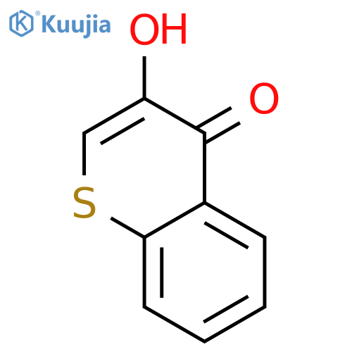 4H-1-Benzothiopyran-4-one, 3-hydroxy- structure