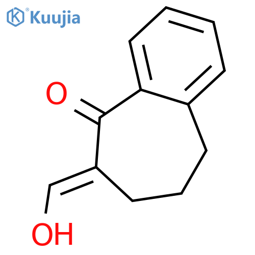 6,7,8,9-Tetrahydro-6-(hydroxymethylene)-5H-benzocyclohepten-5-one structure