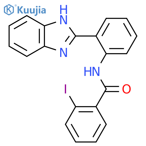 N-2-(1H-1,3-benzodiazol-2-yl)phenyl-2-iodobenzamide structure