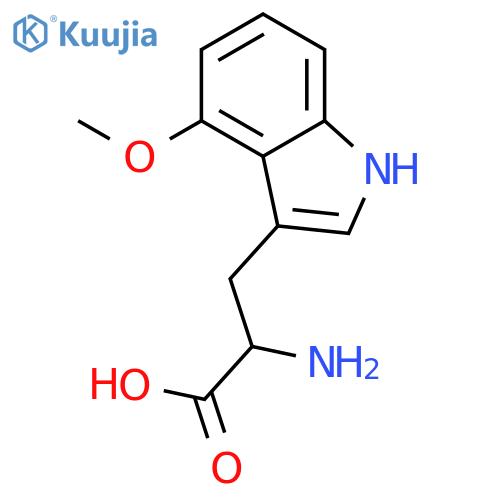 4-Methoxy-L-tryptophan structure