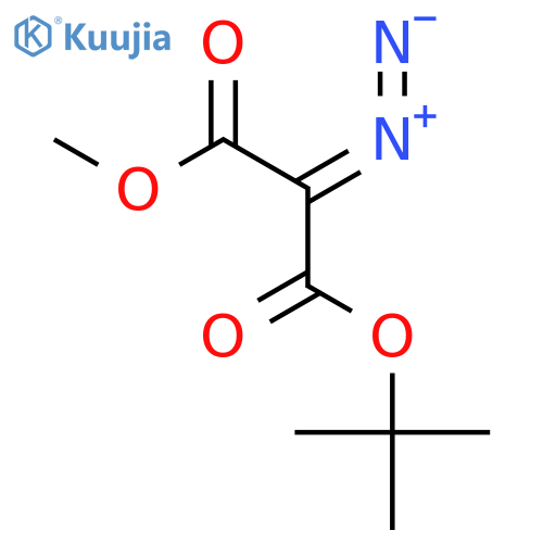 PROPANEDIOIC ACID, DIAZO-, 1,1-DIMETHYLETHYL METHYL ESTER structure