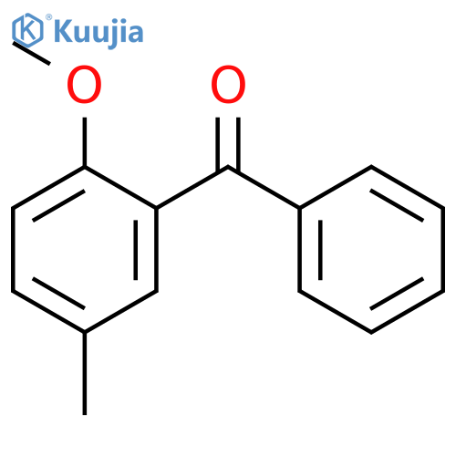 Methanone,(2-methoxy-5-methylphenyl)phenyl- structure