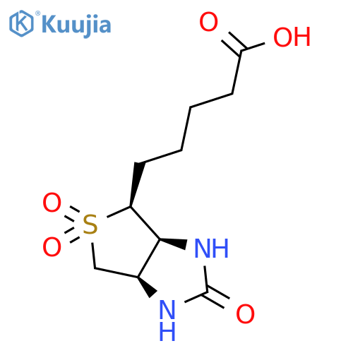 5-[(3aS,4S,6aR)-2,5,5-trioxo-hexahydro-1H-5λ?-thieno[3,4-d]imidazol-4-yl]pentanoic acid structure