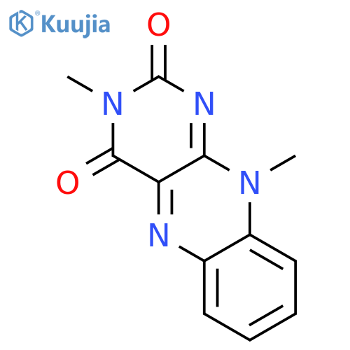 Benzo[g]pteridine-2,4(3H,10H)-dione,3,10-dimethyl- structure
