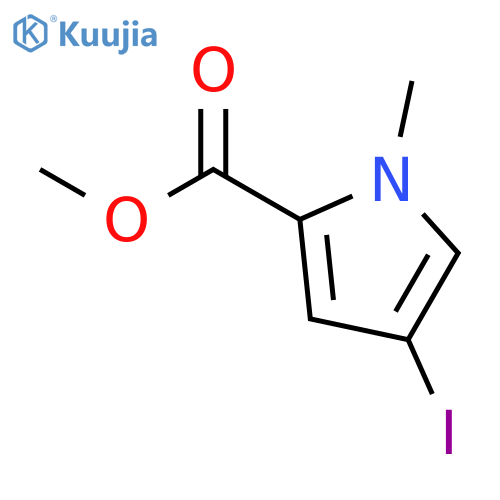 Methyl 4-iodo-1-methyl-1H-pyrrole-2-carboxylate structure