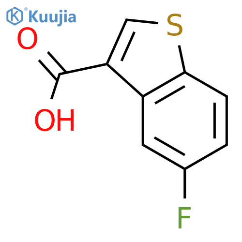 5-Fluoro-benzobthiophene-3-carboxylic Acid structure