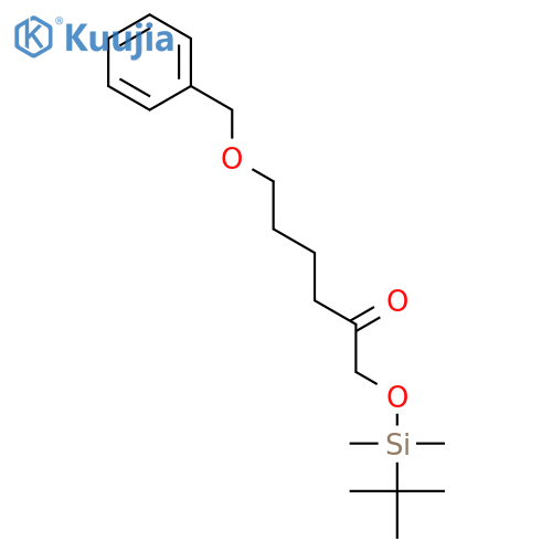 2-Hexanone, 1-[[(1,1-dimethylethyl)dimethylsilyl]oxy]-6-(phenylmethoxy)- structure