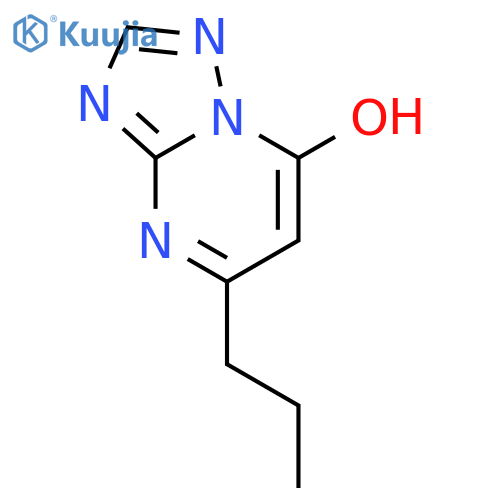 5-propyl-1,2,4triazolo1,5-apyrimidin-7-ol structure