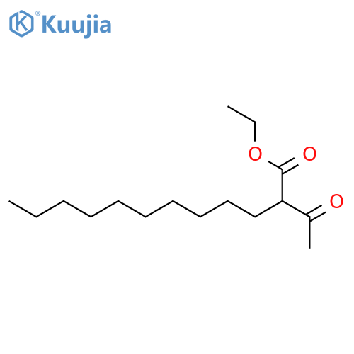 Ethyl 2-acetyldodecanoate structure
