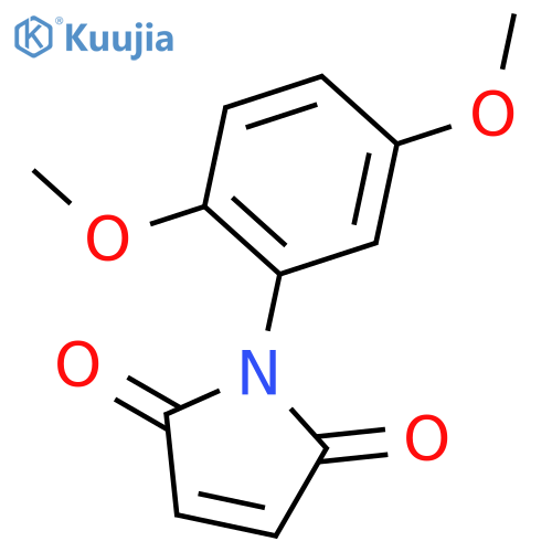 1-(2,5-Dimethoxyphenyl)-2,5-dihydro-1H-pyrrole-2,5-dione structure