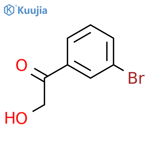1-(3-bromophenyl)-2-hydroxyethan-1-one structure