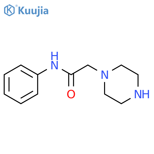 N-phenyl-2-(piperazin-1-yl)acetamide structure