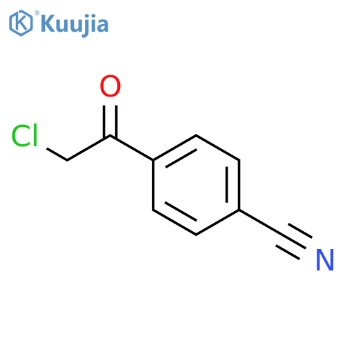 4-(chloroacetyl)benzonitrile structure