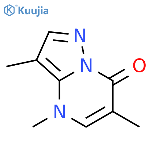 3,4,6-Trimethylpyrazolo[1,5-a]pyrimidin-7(4H)-one structure