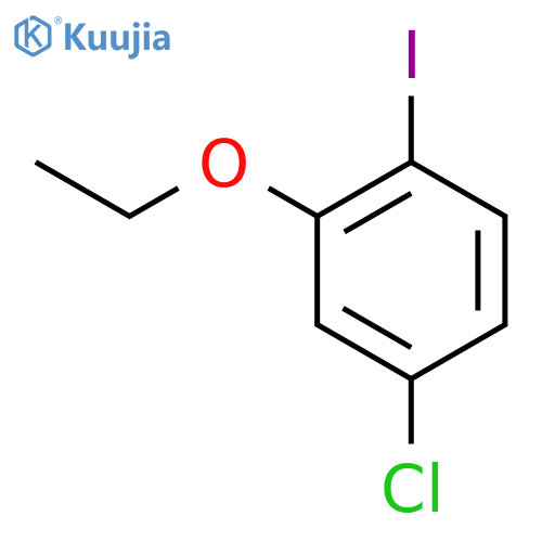 4-Chloro-2-ethoxy-1-iodobenzene structure