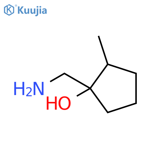 1-(aminomethyl)-2-methylcyclopentan-1-ol structure