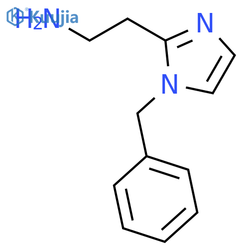 2-(1-benzyl-1H-imidazol-2-yl)ethan-1-amine structure