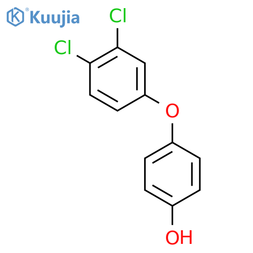 Phenol, 4-(3,4-dichlorophenoxy)- structure