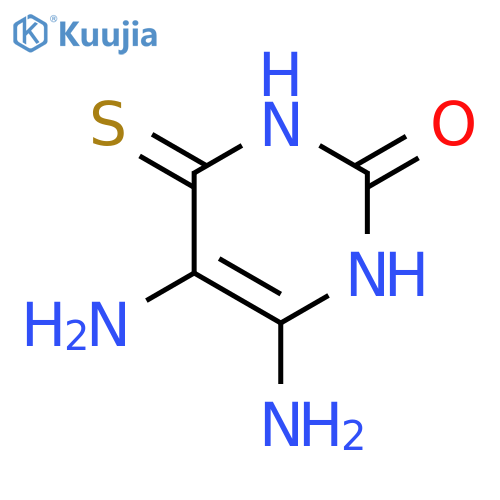 5,6-Diamino-4-thiouracil structure