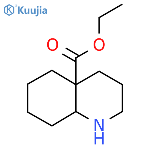Ethyl decahydroquinoline-4a-carboxylate structure