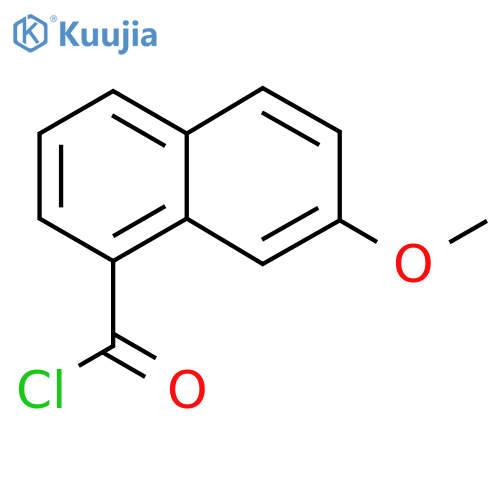 7-Methoxynaphthalene-1-carbonyl chloride structure