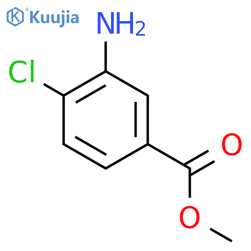 Methyl 3-amino-4-chlorobenzoate structure