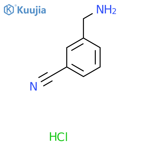 3-(Aminomethyl)benzonitrile Hydrochloride structure