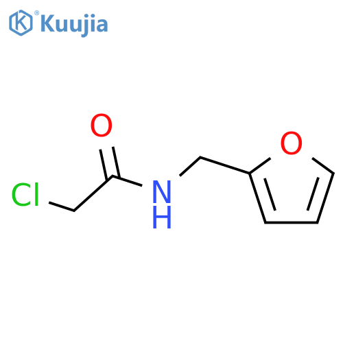 2-chloro-N-(furan-2-yl)methylacetamide structure