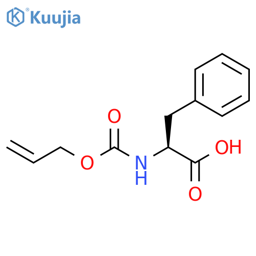 3-phenyl-2-{(prop-2-en-1-yloxy)carbonylamino}propanoic acid structure